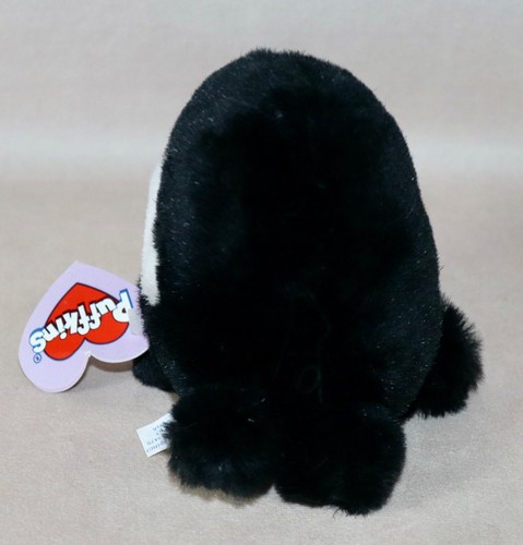 Toby The Orca Whale ~ 1998 Puffkins Plush ~ Swibco #6634 DOB 10/11/1997 - Picture 11 of 17