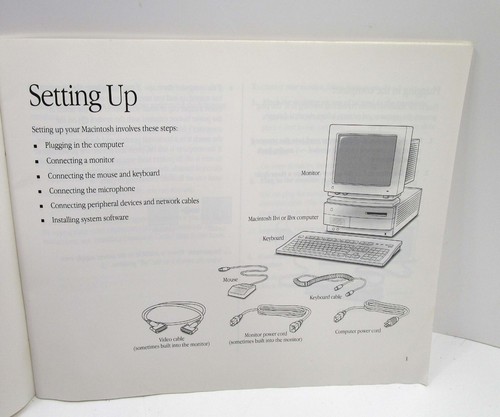APPLE Macintosh IIvi & IIvx "Getting Started" Manual - Picture 4 of 6