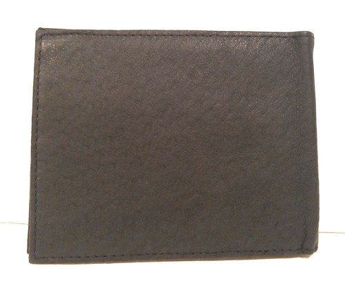 Bestickte Herren-Geldbörse aus echtem Leder mit Doppelfaltung Brieftasche  - Bild 32 von 47