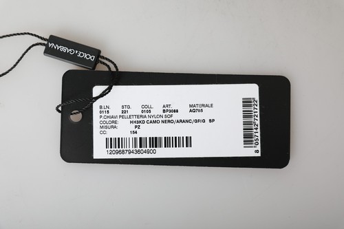 DOLCE & GABBANA Keyring Multicolor Camouflage Animal Silhouette Keychain 410usd - Picture 7 of 7