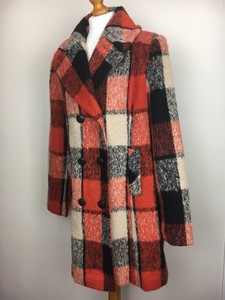 Lente dik Caleidoscoop Jasje 16 Smart Oranje zwart Winter Wolmengsel XwqCPU