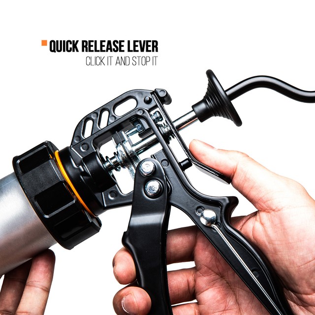 JES 20 Oz 12 1 Sausage BULK Caulk Gun Adhesive Sealing Tool Sealant Heavy Duty for sale online