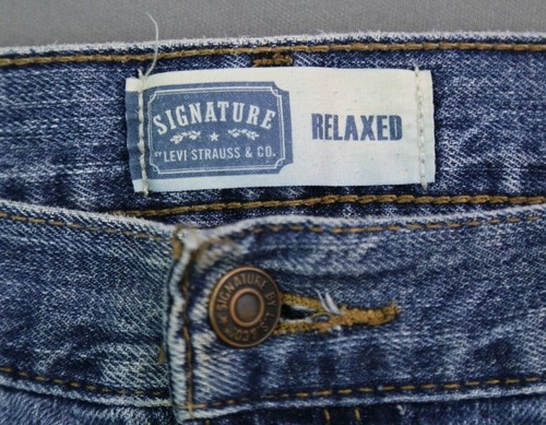 Jeans Uomo 2013 Levi's Signature Relaxed Lavaggio Medio Taglia 36x32 (Misura 36x30) - Foto 3 di 10