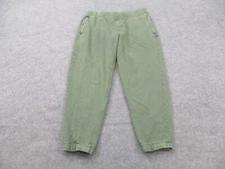 Cuts Sweatpants Mens Large Green Joggers Adult Active Pants 26" *
