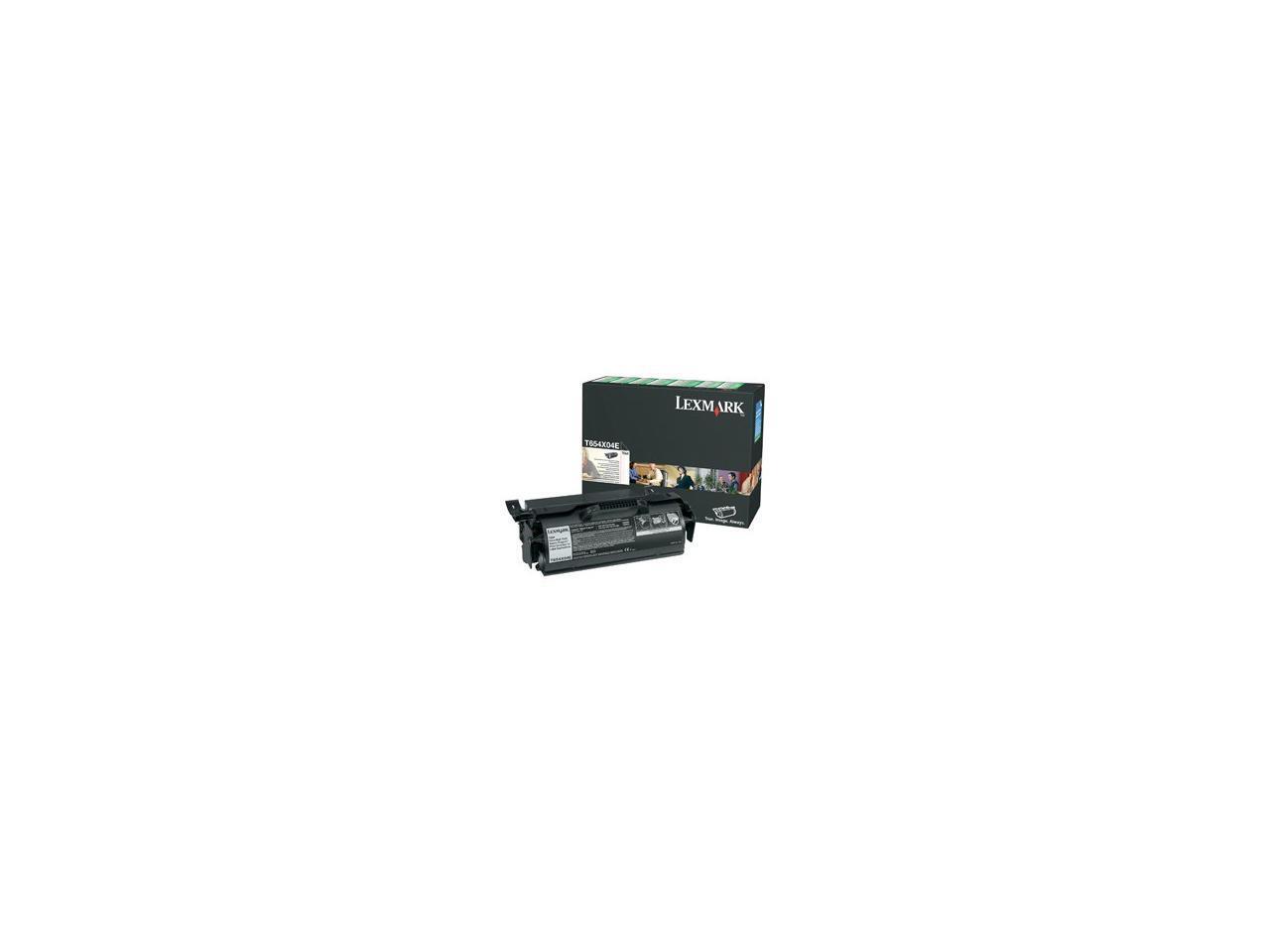 Тонер-картридж Lexmark T654X04A с программой возврата сверхвысокого расхода - Черный