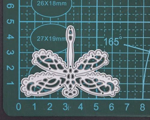 Lace Style Dragonfly Damselfly Metal Cutting Die, Card Making, Paper Crafts, A5 - Picture 8 of 8