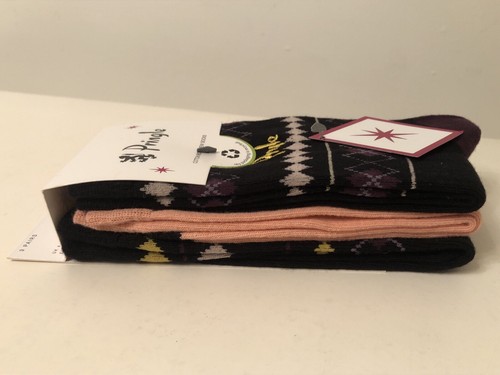 Pringle, Ladies', 3 Pair Pack, Cotton Rich Coloured Trim, Crew Socks - UK 4-8 . - Picture 8 of 8