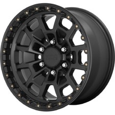 KMC KM718 Summit Rim 16X8 6X139.7 Offset 0 Satin Black (Quantity of 4)