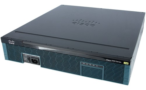 CISCO - CISCO2921/K9 - Cisco 2921 w/3 GE,4 EHWIC,3 DSP,1 SM,256MB CF, 512MB DRAM, - Zdjęcie 2 z 3