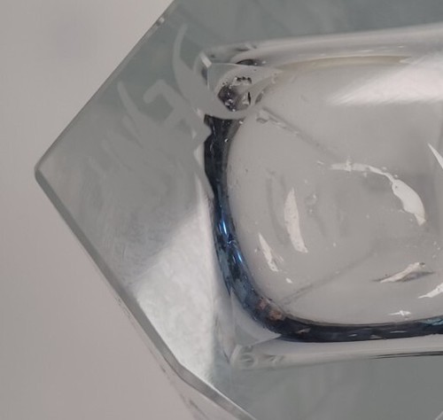 Jarrón hexagonal transparente Czech Desna Classic Ornela 6" ORYC - Imagen 7 de 9