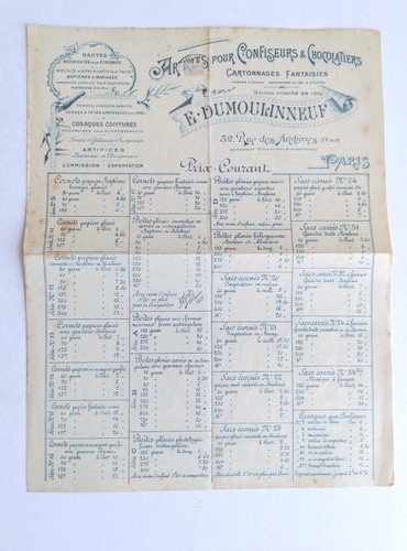 ILLUSTRATIONS for BOXES of FRENCH CHOCOLATES - CATALOG with 29 MOUNTED SAMPLES - Picture 15 of 16