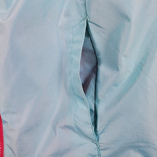 Eddie Bauer Windbreaker Youth Girls Size Large 14 / 16 Pink Blue Hood Full Zip - Picture 7 of 20