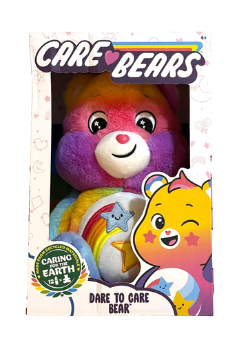Rainbow Stars CARE BEAR | Dare to Care | 14" Plush in Box | NEW | PRIDE