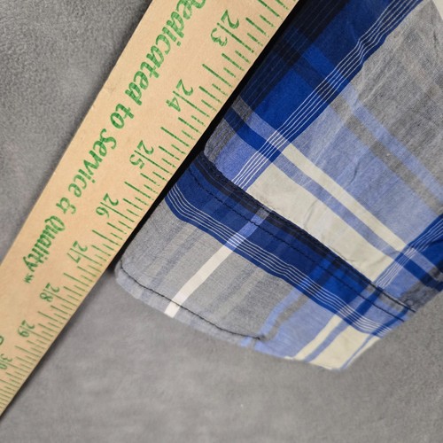 The North Face Shirt Mens XL Blue Plaid Button Up Long Sleeve Outdoor - Picture 10 of 12