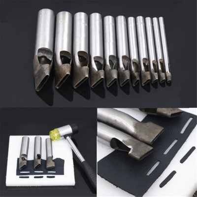 5pcs Hole Leather Belt Cutter Craft Hollow Punch DIY Tool 3mm-8mm Set Puncher SS