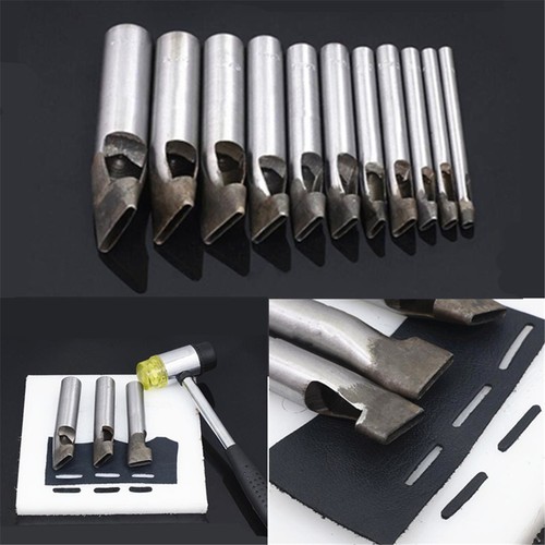 Leather Craft Rectangle Punch Hole Tools More Models Puncher Tools Square Hole - Picture 1 of 10