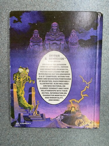 Fortgeschrittene D&D Gottheiten & Halbgötter. 1. Auflage/Druck TSR 1980. 144 Seiten mit Cthulhu - Bild 2 von 14