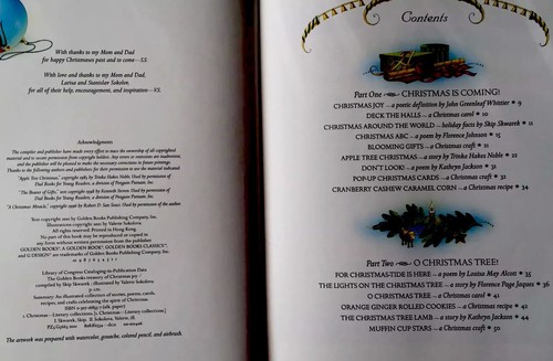 GOLDEN TREASURY OF CHRISTMAS JOY ~ Large Children’s GOLDEN Book Poems Carols+ - Picture 3 of 5