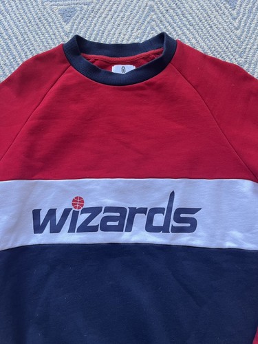 Hillflint Washington Wizards Colorblock Sweatshirt mit Rundhalsausschnitt - rot/blau/weiß - M - Bild 2 von 4