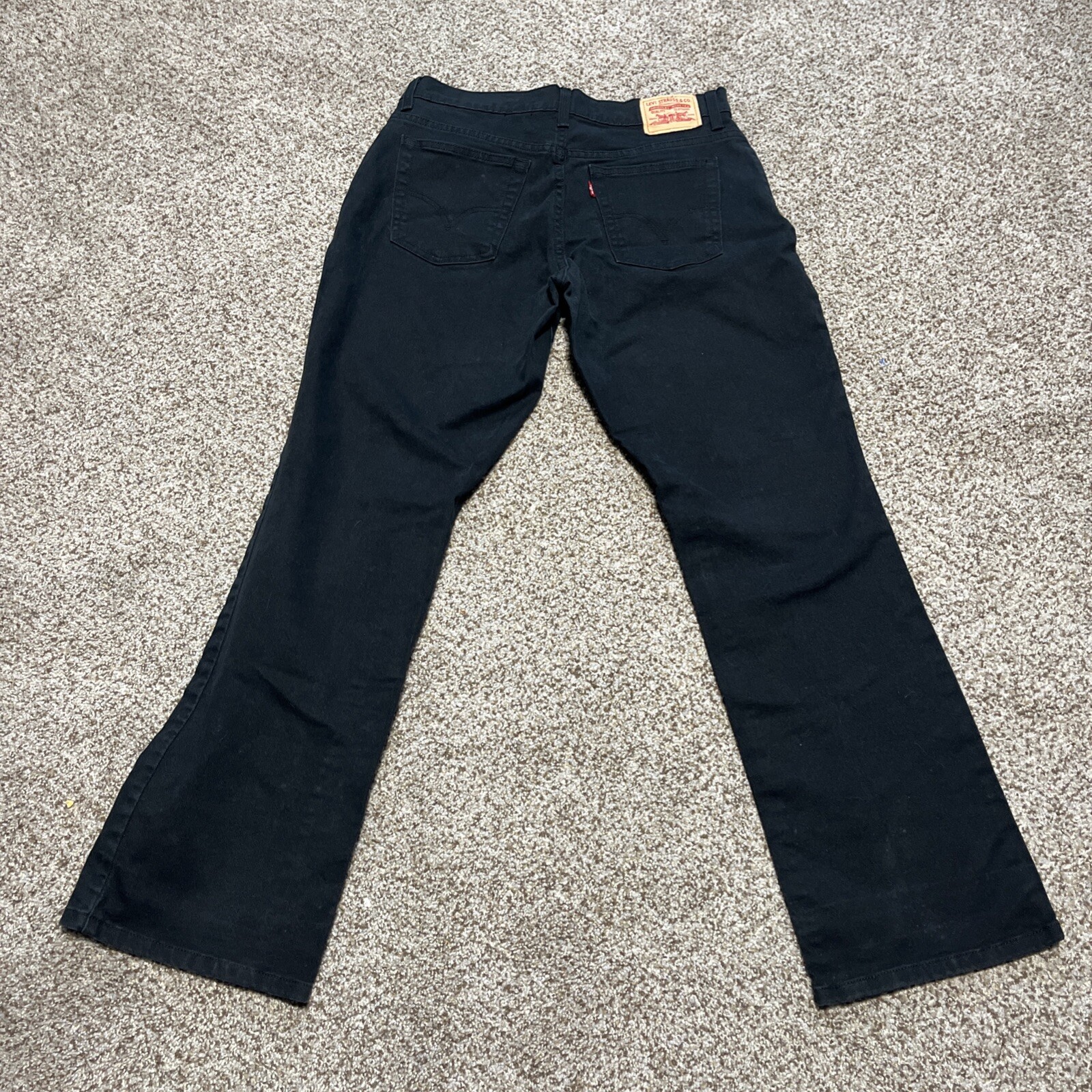 Levi's Womens 550 Relaxed Boot Cut Size 14M Black Jeans Pants 32 X 31.5 - View 12