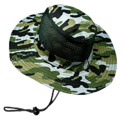 Summer Bucket Boonie Hat Fishing Sun Brim Cool Mesh Top Garden Outdoor Cap Hats - Picture 18 of 19