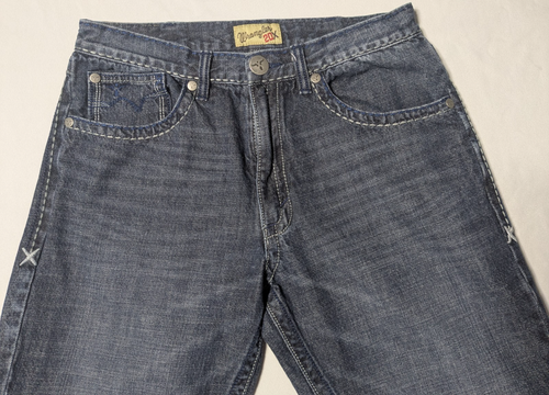 Wrangler 20X Style 42 Vintage Boot Denim Blue Jeans - Men 32x34? READ EUC - Picture 5 of 20