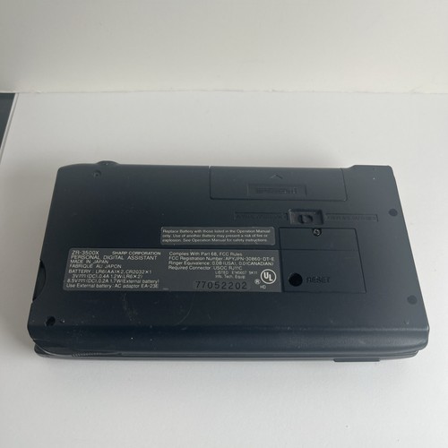 Sharp ZR-3500X Zaurus pour pièces ou réparation - Photo 3 sur 5