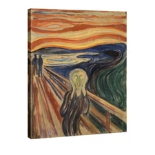 Canvas Print Painting Repro The Scream Edward Munch Wall Art Home Decor Abstract