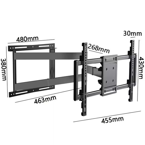 Long Arm TV Wall Mount for 32-70 Inch TV, with 31” Long Extension, Full Motion - Zdjęcie 6 z 8