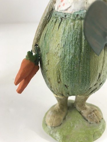 Estatuillas de mesa de conejo de primavera decoración conejo de Pascua conejos de jardinería - Imagen 10 de 12