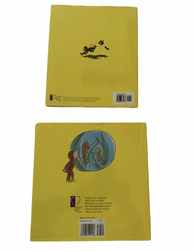 Curious George Book Lot Of 2 Books 60th Anniv. & Aquarium Preschool Homeschool - Picture 2 of 3