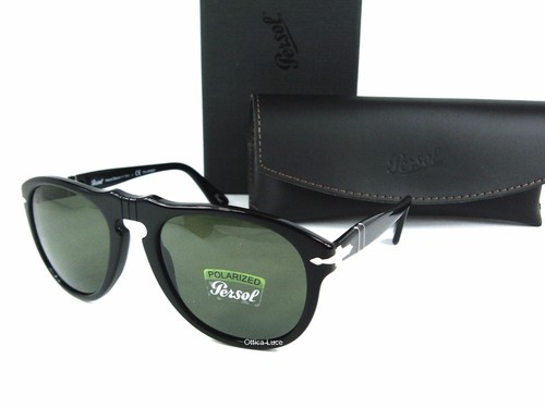 Occhiale Nero Polarizzato 58 95 649 Sunglass 0649 Sonnenbrille Persol Sole 54 qnx0UrqPW