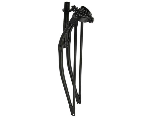 29" Classic Spring 1" Lowrider Beach Cruiser Bicycle Fork Chrome Black - Picture 3 of 3
