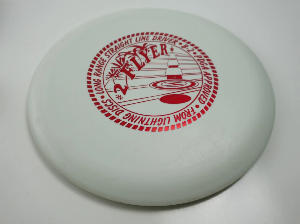 Lightning Disc Golf Glow #2 Flyer Midrange Disc B-2 Rare Pfn Oop - Image 3 of 4