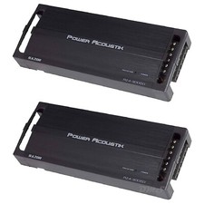 (2) Power Acoustik Razor RZ4-3000D | 3000W Max 4 Channel Full Range Amplifiers