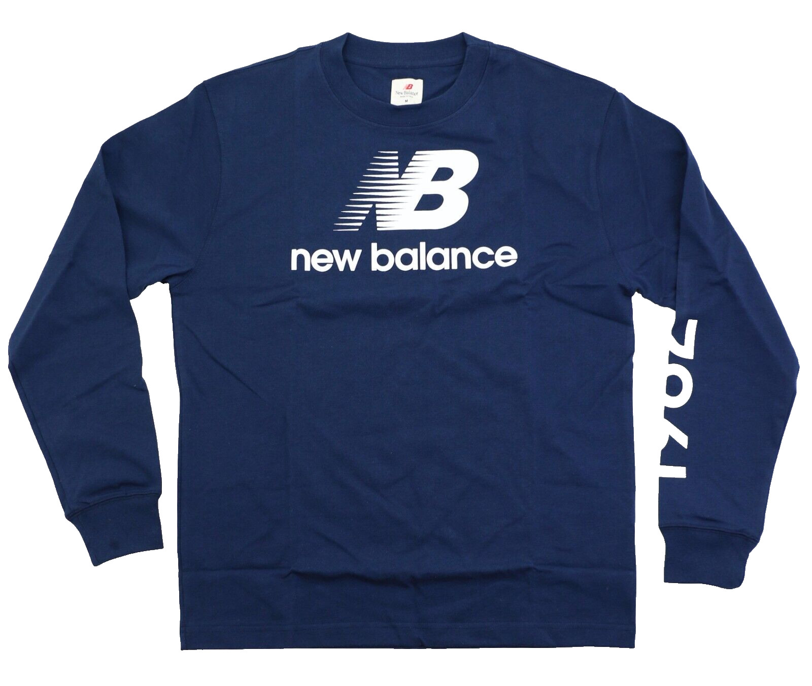 Мужская футболка New Balance с длинным рукавом Heritage Made In USA тяжелого размера S