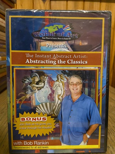 Instant Abstract Artist with Bob Rankin, World of Art DVD set x 4, 2008 - Picture 1 of 8