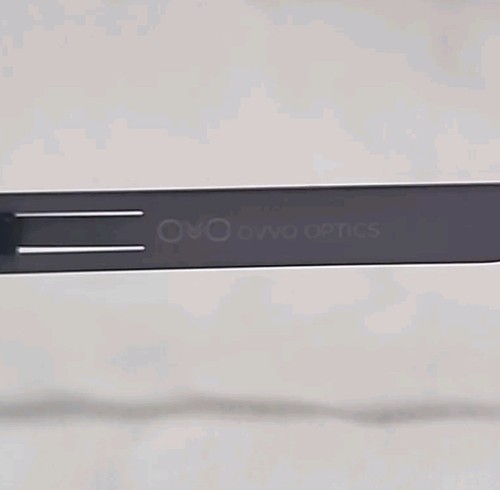Handmade OVVO Optics 3558 Graphite Color Titanium Eyeglass Frame 49/20/140 - Picture 5 of 7