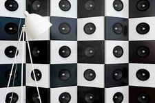 3D Black White Geometric Wallpaper Wall Mural Removable Self-adhesive Sticker893