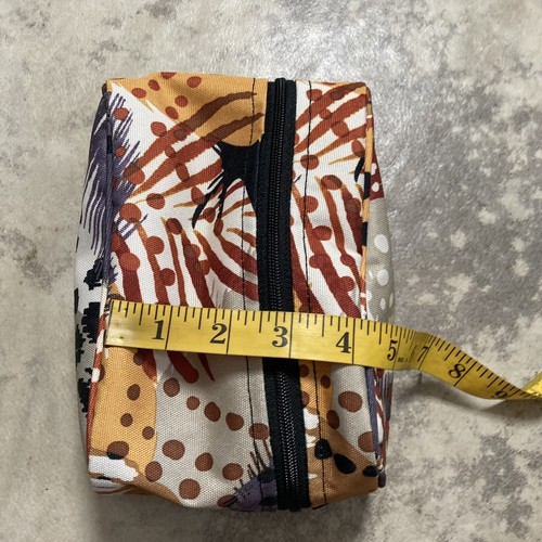 Bolso de mano Vera Bradley pintado de plumas y maquillaje bolso mediano informal - Imagen 17 de 17