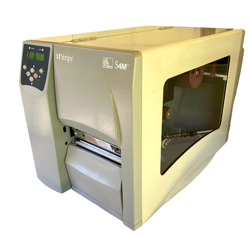 Zebra S4M Industrial TT/DT Label Printer S4M00-3001-0100T Ethernet 300dpi - Bild 1 von 5