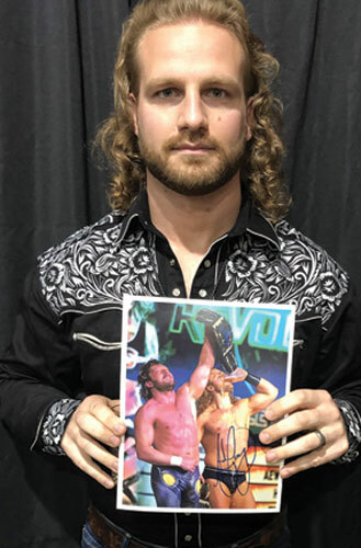 Official Highspots - "Hangman" Adam Page "Last Call" Hand Signed A4 *inc COA* - Picture 2 of 3