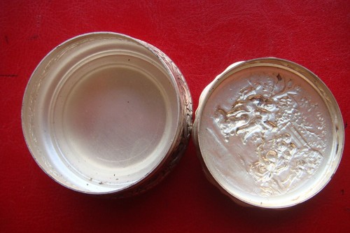 ANTIGUA CAJA DE BARATIJAS PLATEADA ITALIA HECHA POR Silversmith GUIDO GALBIATI - Imagen 11 de 12