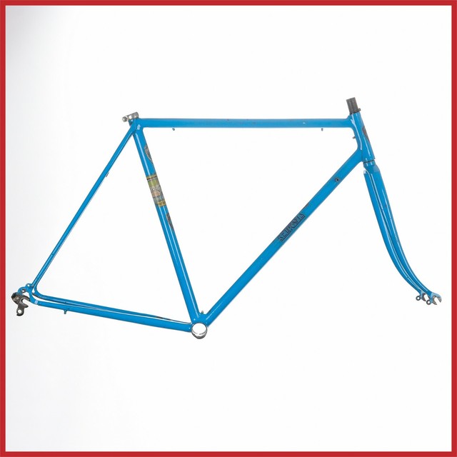 vintage steel road bike frame