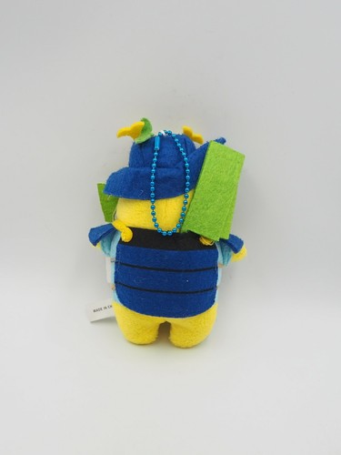 Funassyi B1911A Samurai Keychain Mascot 4.5" Plush Toy Doll Japan - Picture 3 of 5