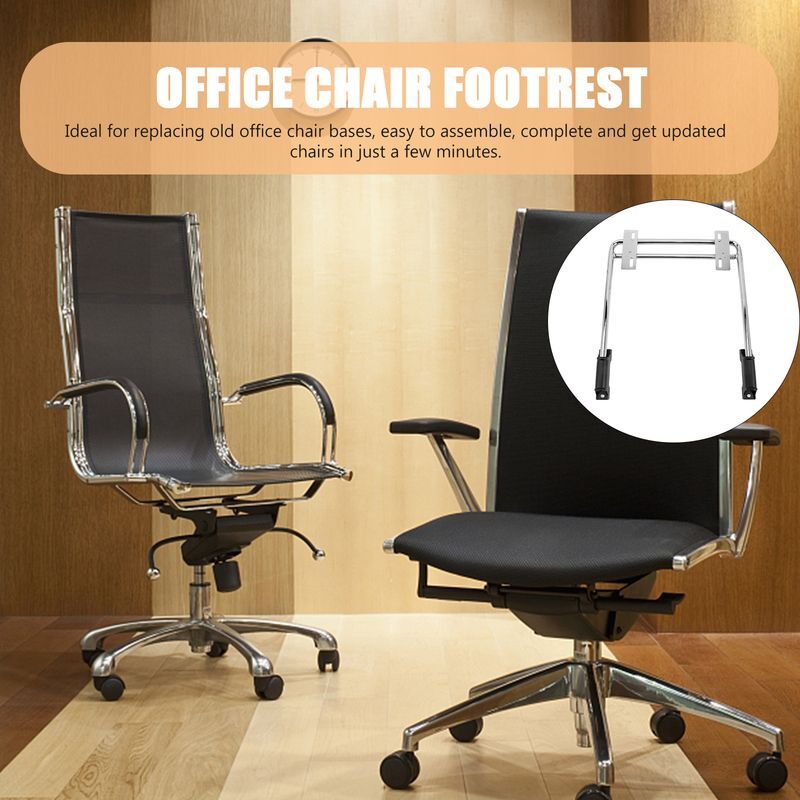 Plating Office Chair Pedal Foot Pad Retractable for Gaming Chair Accessory