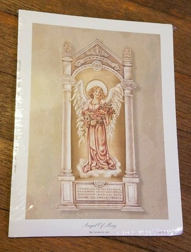 Constance Lael 1996 "Angel of May" 5" x 7" Litho Print - Picture 2 of 8
