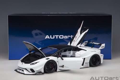 LIBERTY WALK LB SILHOUETTE LAMBORGHINI HURACAN GT WHITE 1:18 AUTOART 79125 NEW - Picture 10 of 19
