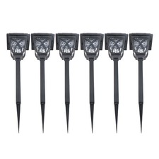 LABLT 6 Pack Solar Powered Garden Lights Outdoor Yard Lawn Ground Lamp Warm