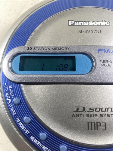 Panasonic~SL-SV573J~Portable~AM/FM Radio~CD/MP3 Player. Tested & Working. Read. - Picture 2 of 16